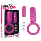 Simply Silicone 10X Love Button Ring Cock Rings